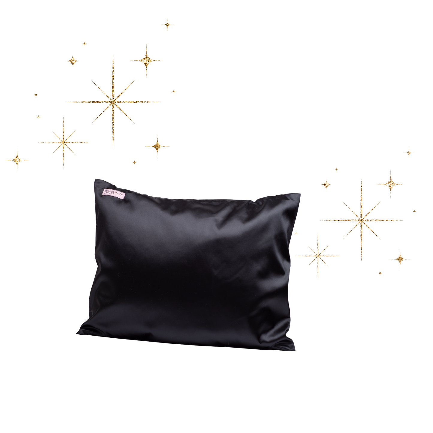 BubblyPro Szatén párnahuzat 40*50cm - rózsaszín/fekete