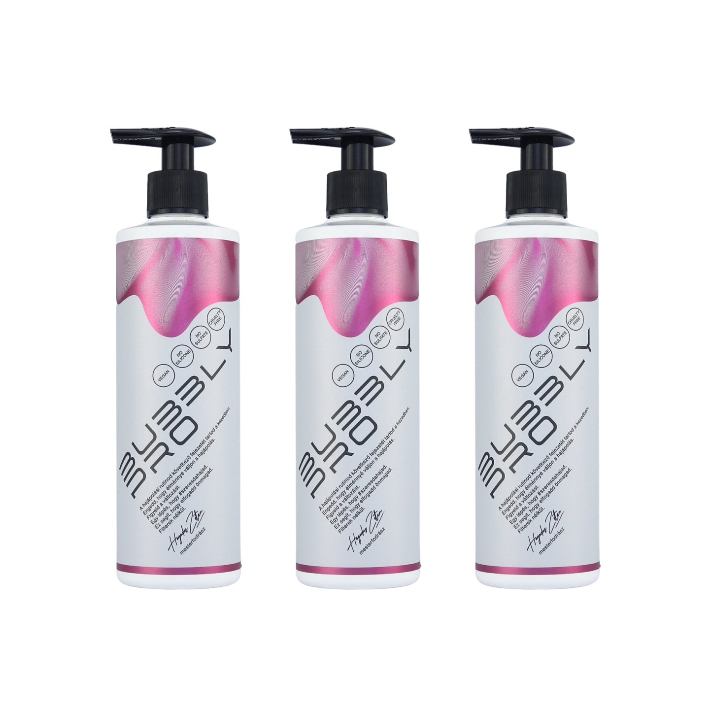 BubblyPro Repair Professzionális Sampon Pack-3 darab (göndör/szőkített/melírozott/igényebevett/roncsolt hajra)